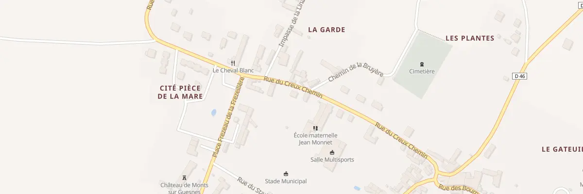 Plan du 15 Rue du Creux Chemin à Monts-sur-Guesnes