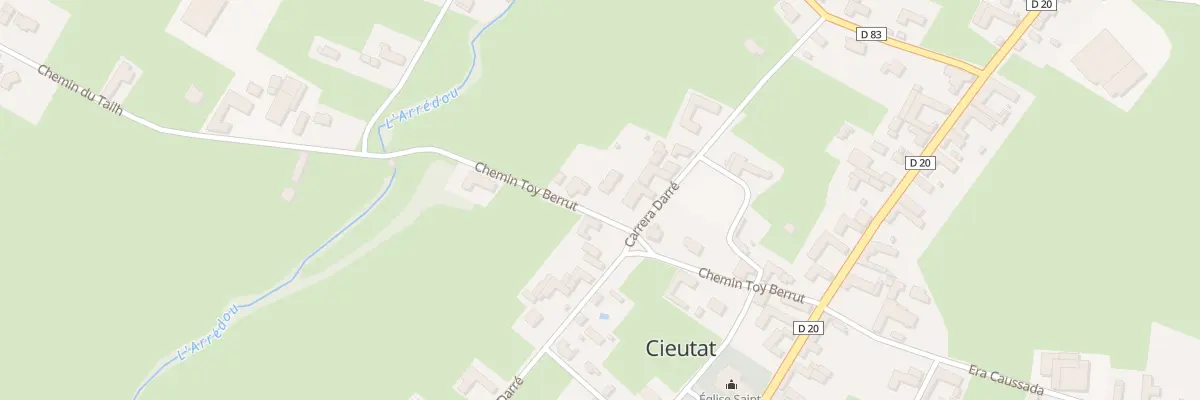 Plan du 12 Che Toy Berrut à Cieutat
