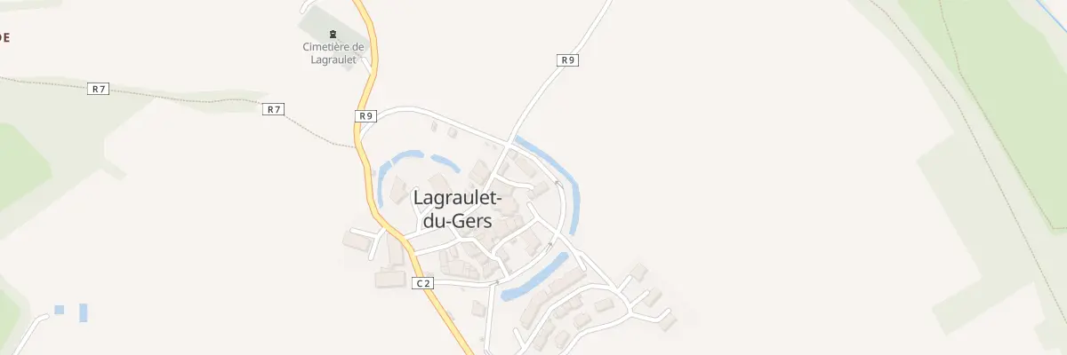 Plan du 5164 Au Village à Lagraulet-du-Gers
