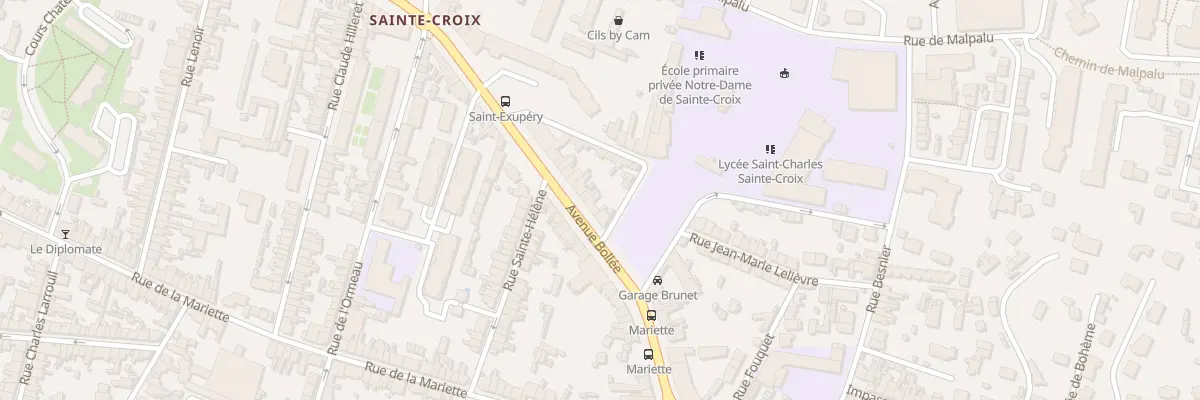 Plan du 143 Av Bollée au Mans