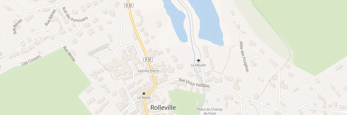 Plan du 20T Rue du Mal Foch à Rolleville