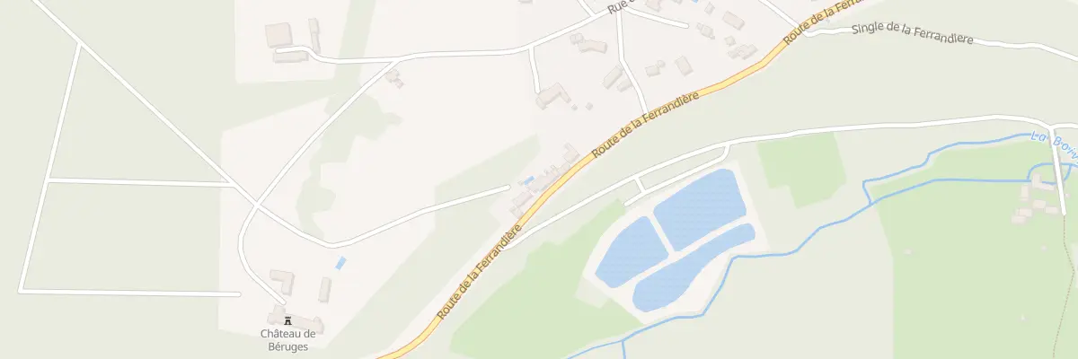 Plan du 3 Rte de la Ferrandière à Béruges