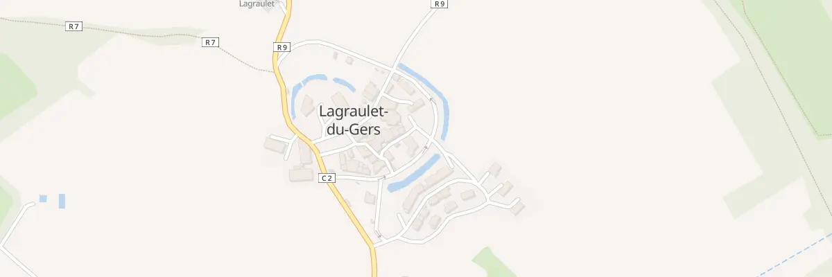 Plan du 5040 Au Village à Lagraulet-du-Gers