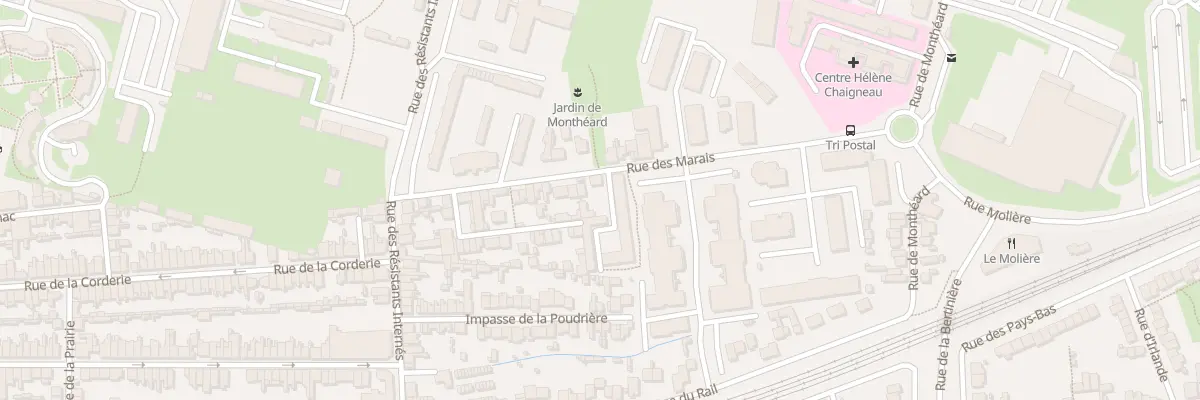 Plan du 42 Rue des Marais au Mans