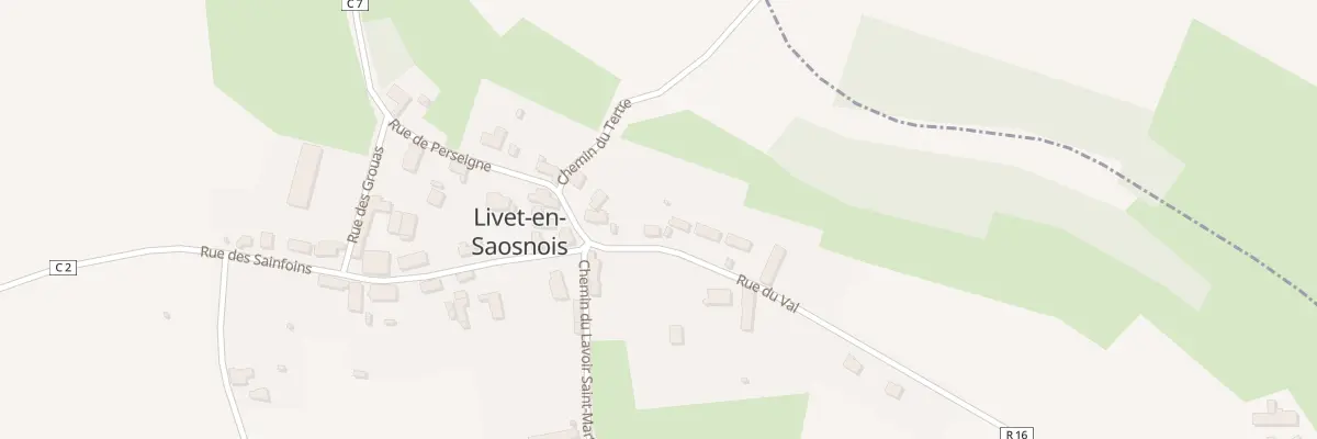 Plan du 1 Rue du Val à Livet-en-Saosnois