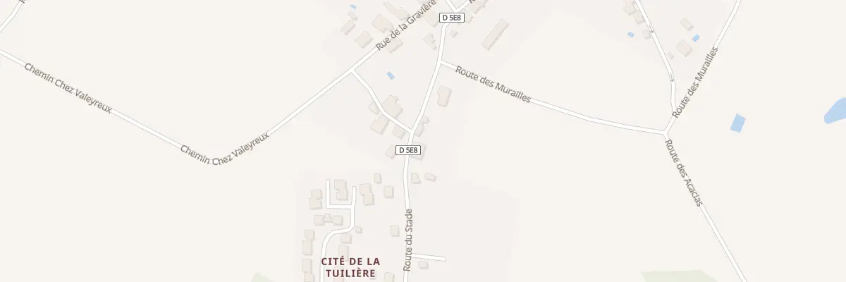 Plan du 97 Rte du Stade à Saint Privat en Périgord
