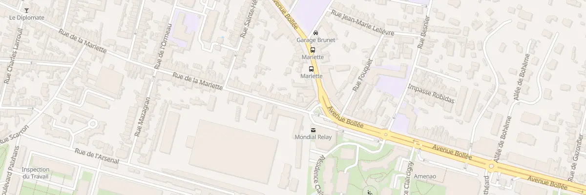 Plan du 159 Rue de la Mariette au Mans