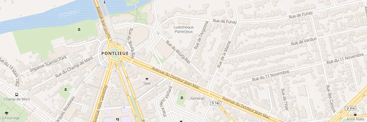 Plan du 50B Rue du Bourg Bas au Mans