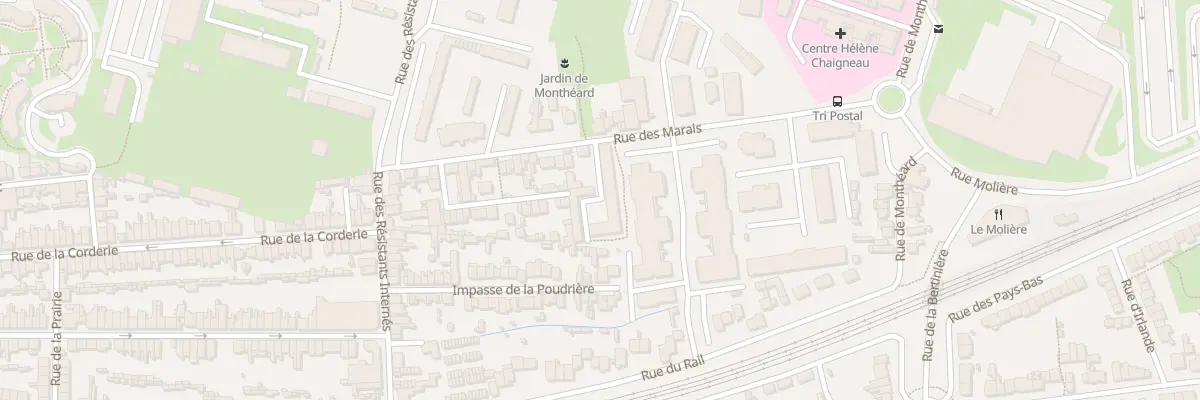 Plan du 50 Rue des Marais au Mans