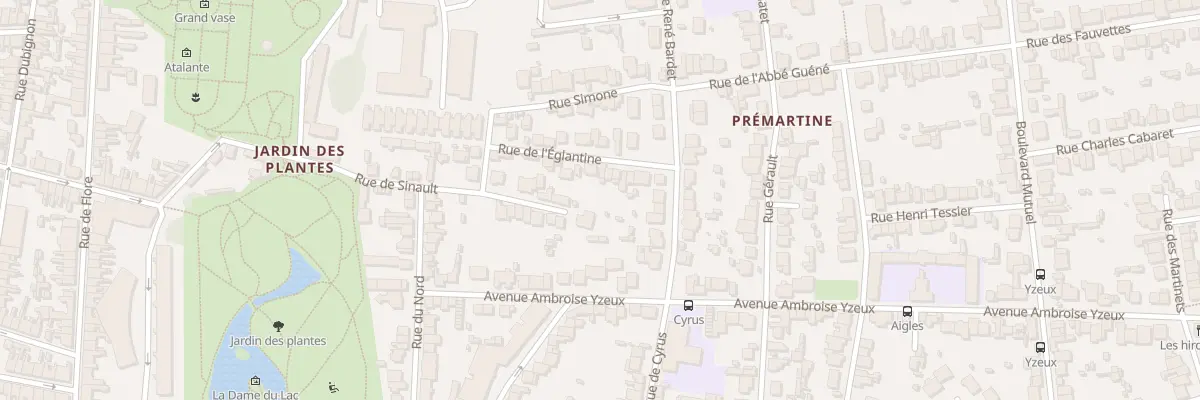Plan du 16 Rue de l’Eglantine au Mans