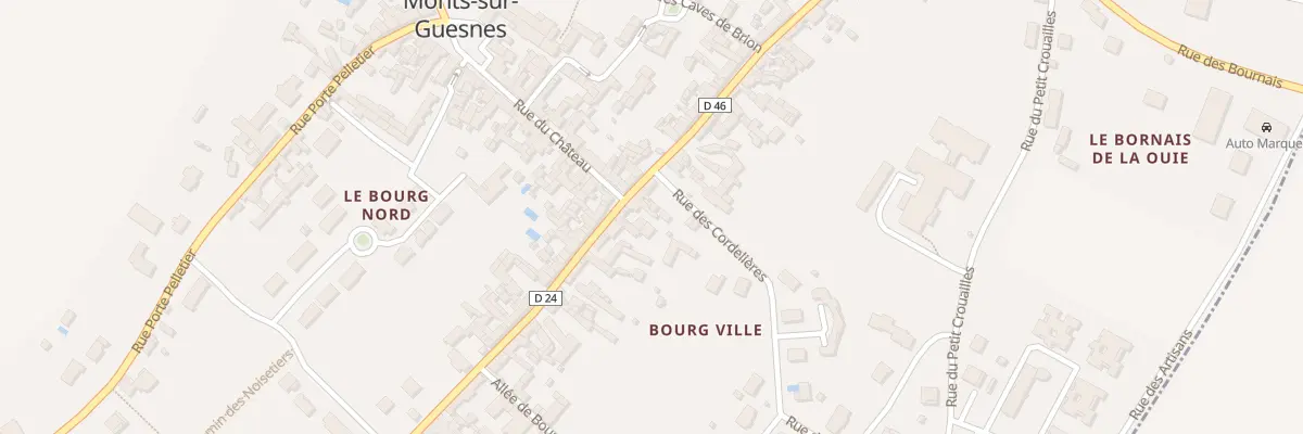 Plan du 47 Rue Saint Avertin à Monts-sur-Guesnes
