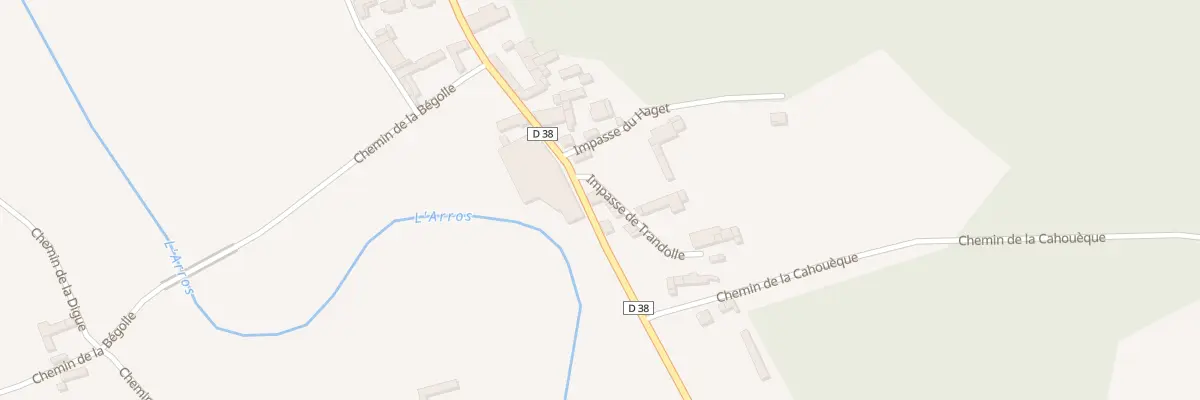 Plan du 47 Rte des Pyrénées à Montégut-Arros