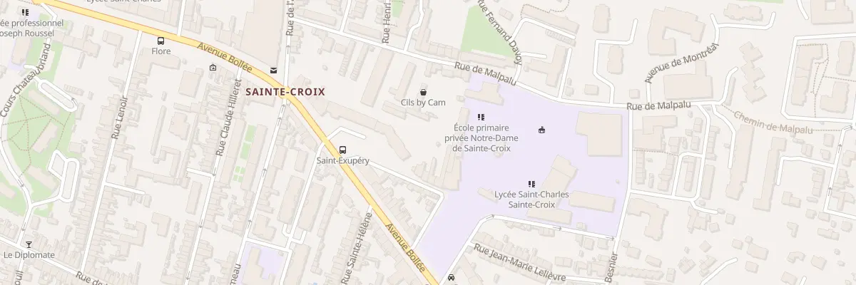 Plan du 15 Rue Antoine de Saint Exupéry au Mans