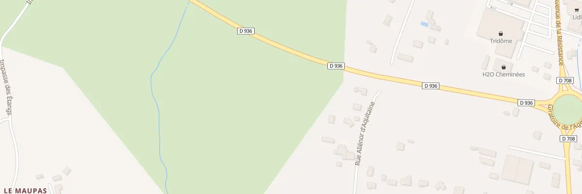 Plan du 38 Rue Alienor d’Aquitaine à Pineuilh