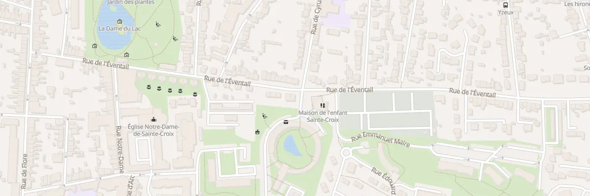 Plan du 82 Rue de l’Eventail au Mans