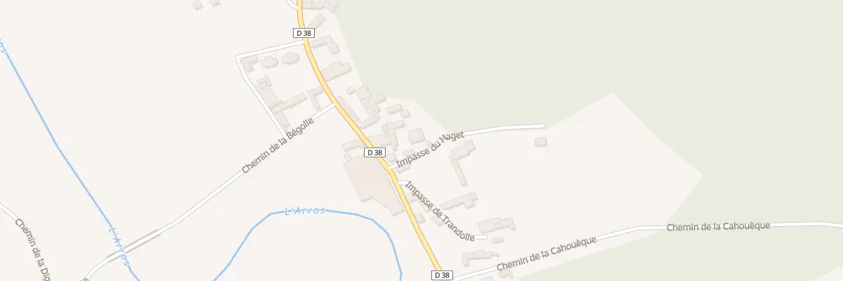 Plan du 5032 A Trandole à Montégut-Arros