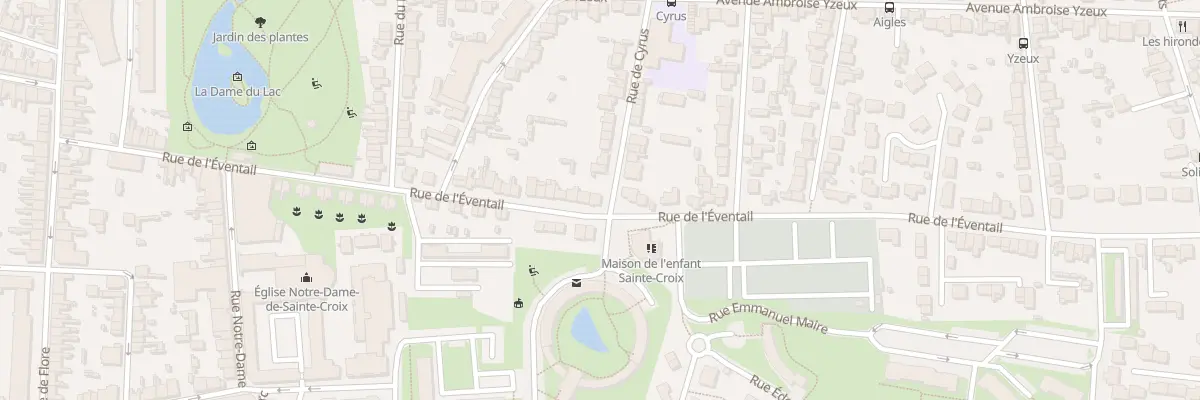 Plan du 61 Rue de l’Eventail au Mans