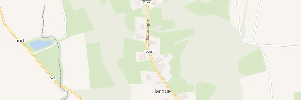 Plan du 30 Rue de l’Eglise à Jacque