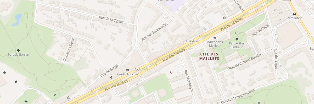 Plan du 171 Rue des Maillets au Mans