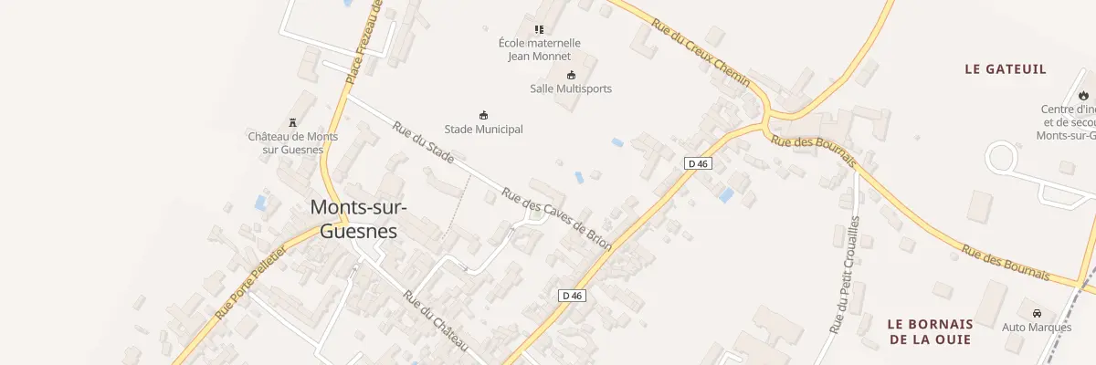Plan du 6 Rue des Caves de Brion à Monts-sur-Guesnes