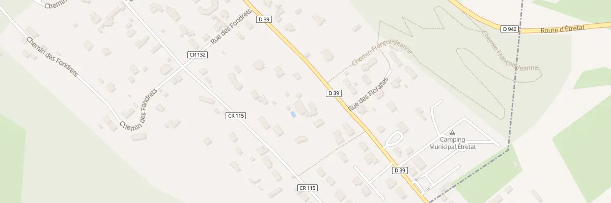 Plan du 84 Rue Guy de Maupassant à Étretat