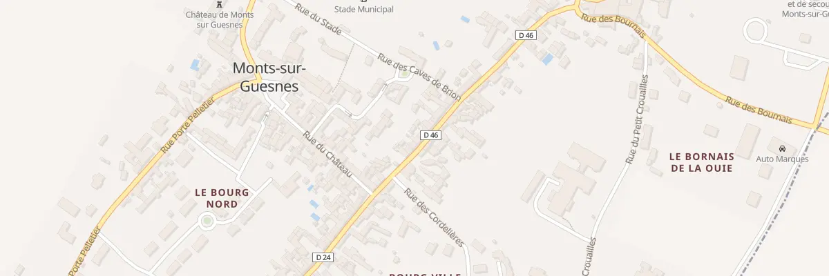 Plan du 30 Rue Saint Avertin à Monts-sur-Guesnes