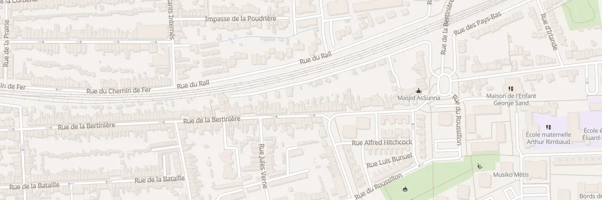 Plan du 169 Rue de la Bertinière au Mans