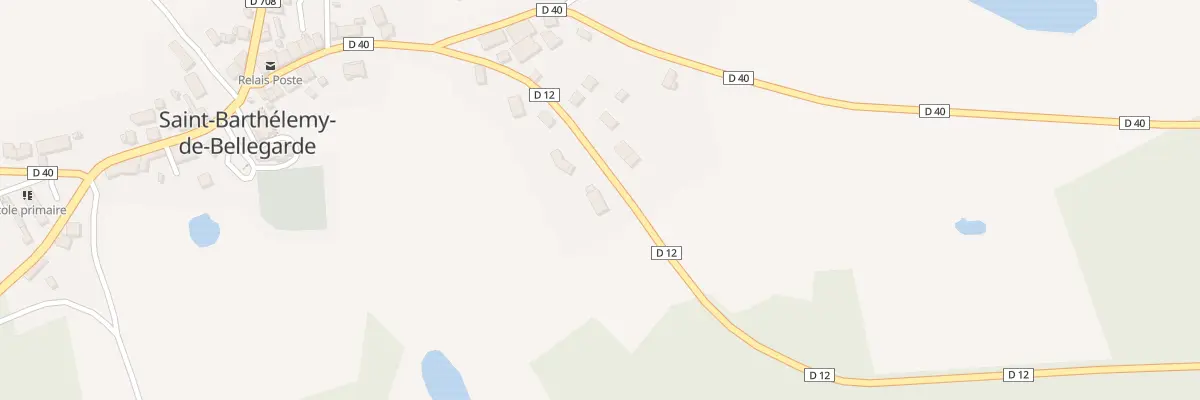 Plan du 210 Rte de la Palombière à Saint-Barthélemy-de-Bellegarde