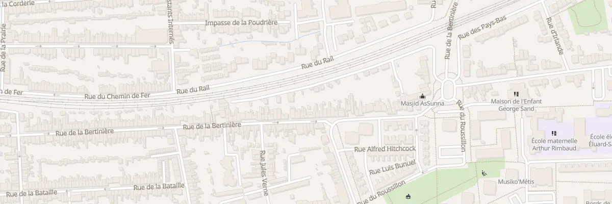 Plan du 171 Rue de la Bertinière au Mans