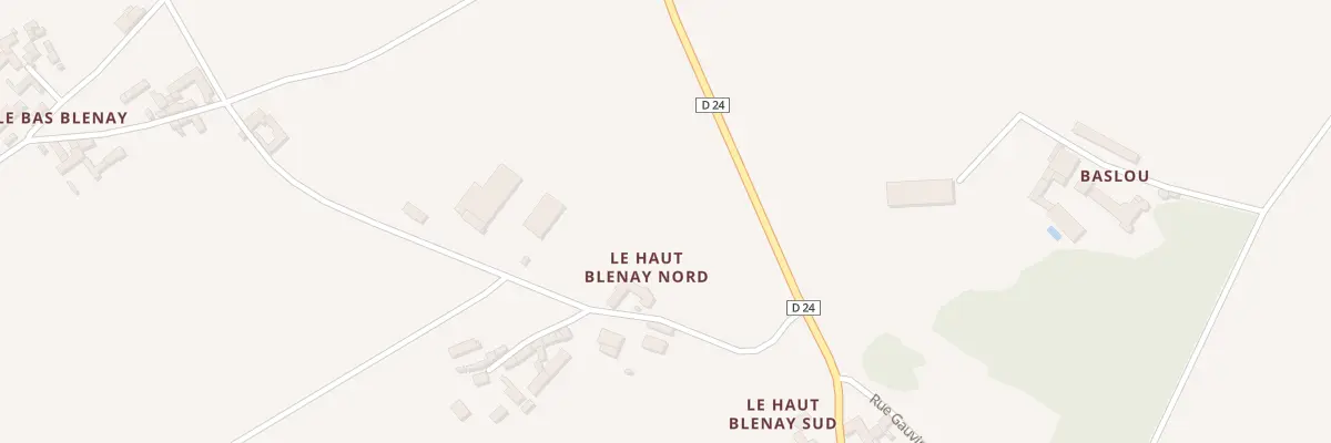 Plan du 2 Le Haut Blenay à Dercé