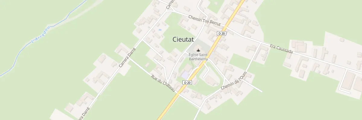 Plan du 4 Rue de l’Eglise à Cieutat