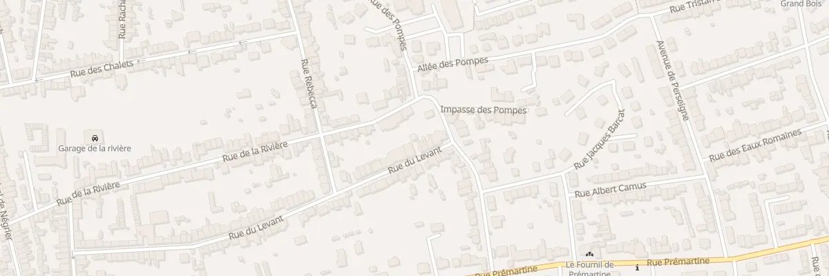 Plan du 85 Rue du Levant au Mans