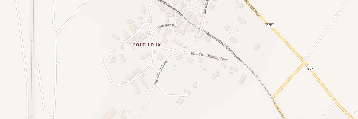 Plan du 1 Rue des Chenes à Marigny-Chemereau