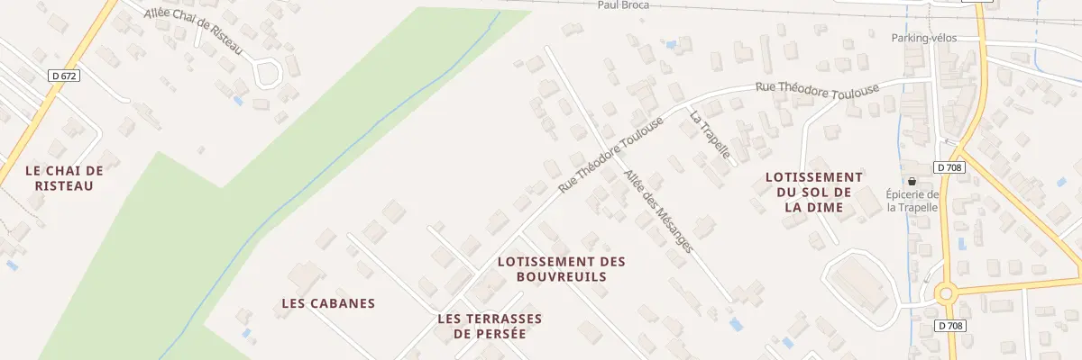 Plan du 35 Rue Théodore Toulouse à Pineuilh