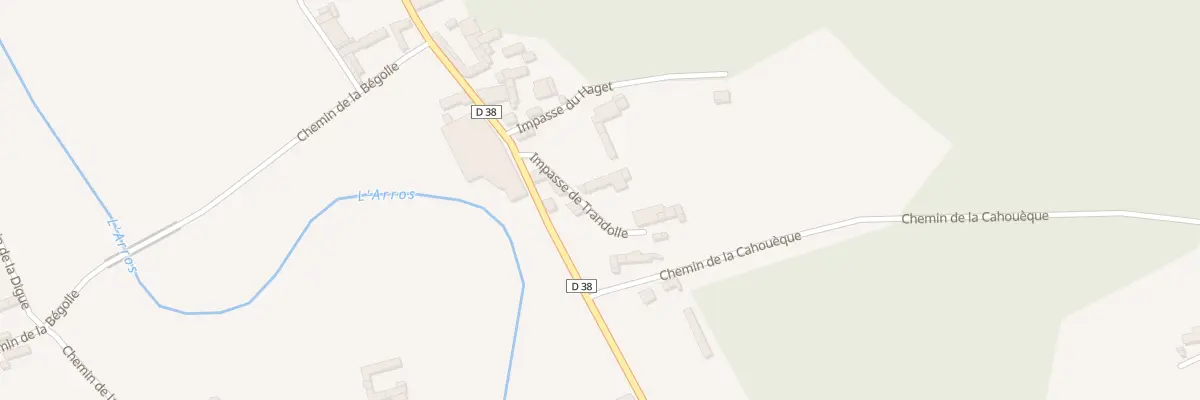 Plan du 5137 A Trandole à Montégut-Arros
