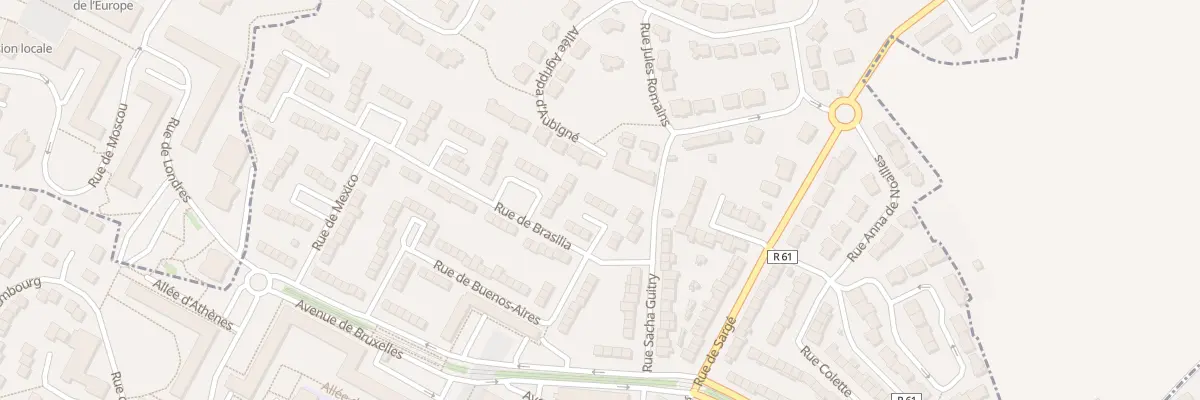 Plan du 12 Rue de Brasilia au Mans