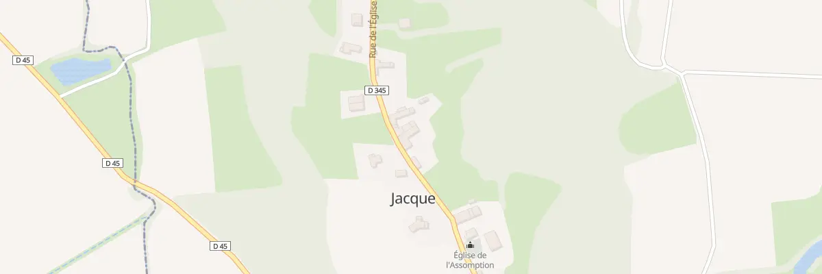 Plan du 27 Rue de l’Eglise à Jacque