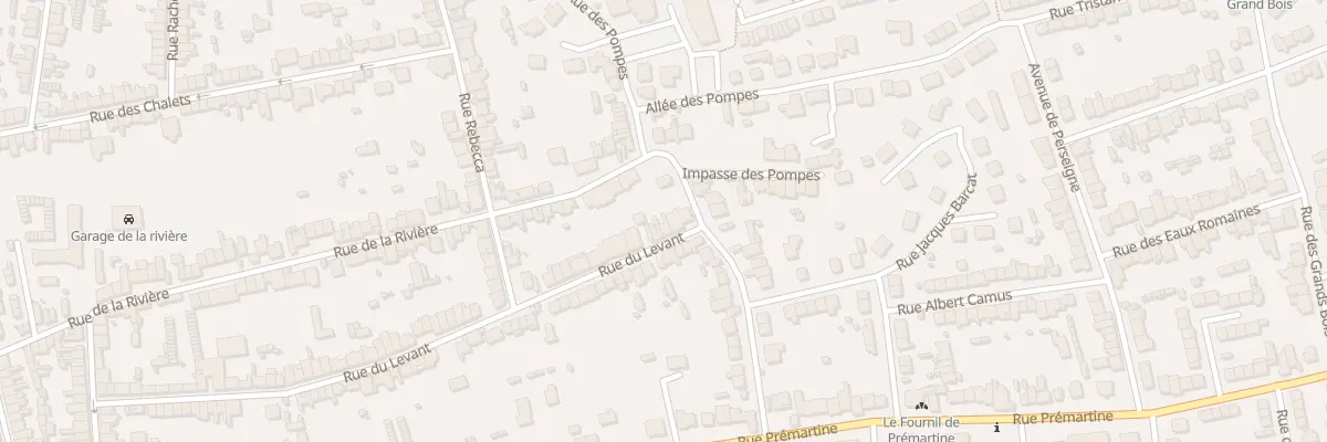 Plan du 89 Rue du Levant au Mans