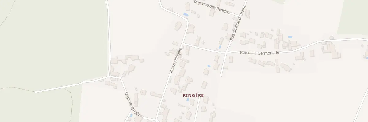 Plan du 3 Rue de Ringère à Quinçay