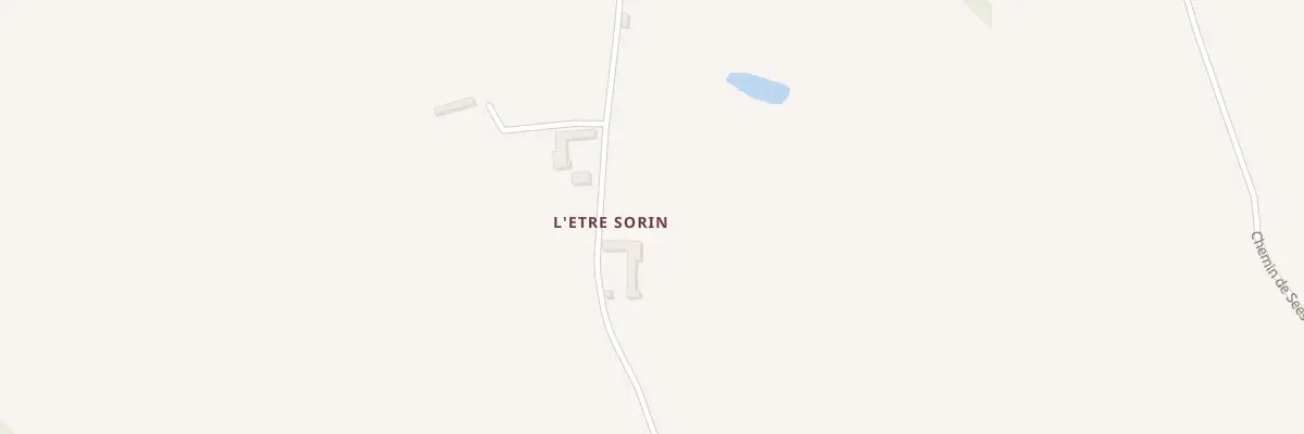 Plan du 2 L’Être Sorin à Neuilly-le-Bisson