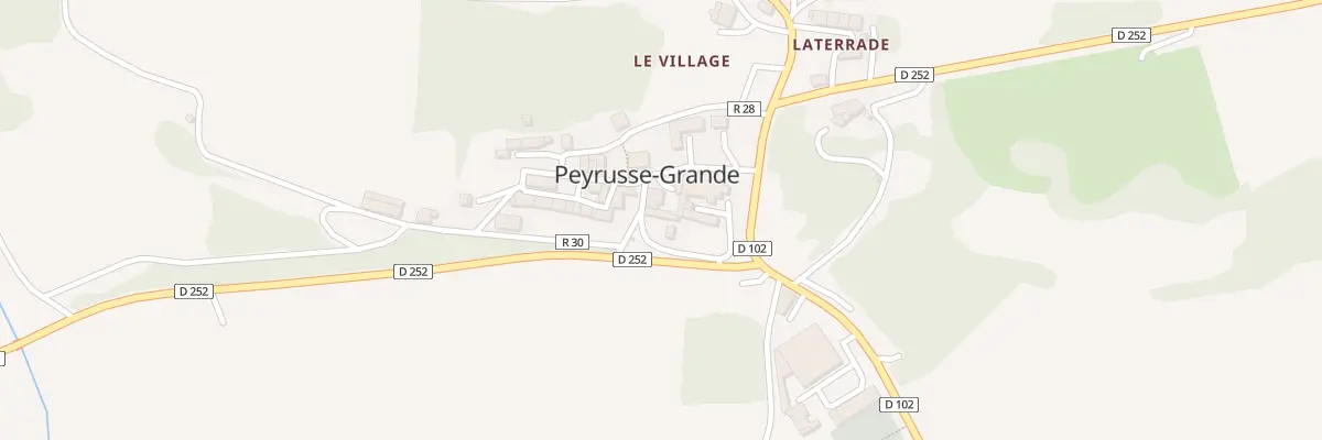 Plan du 5002 Le Village à Peyrusse-Grande