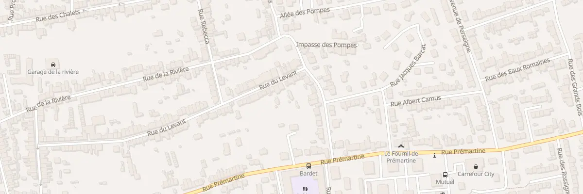 Plan du 86 Rue du Levant au Mans