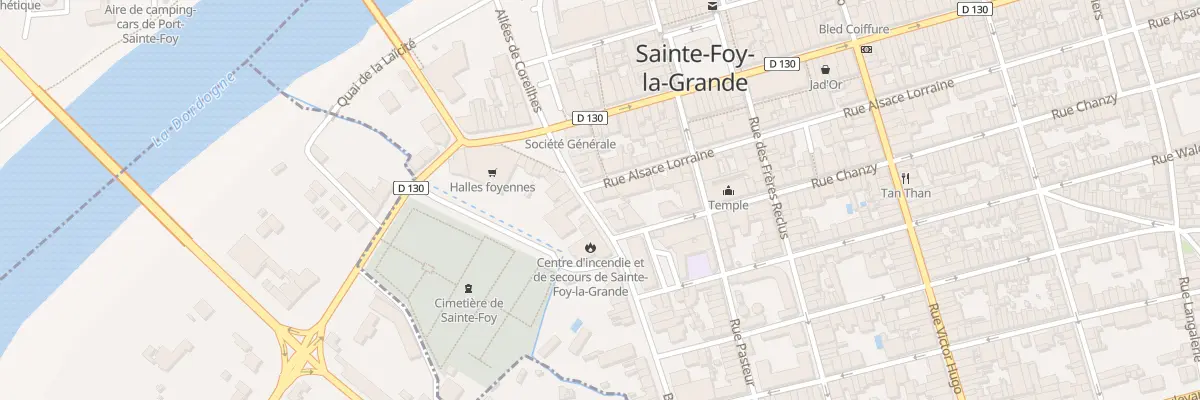 Plan du 1 Rue Alsace Lorraine à Sainte-Foy-la-Grande