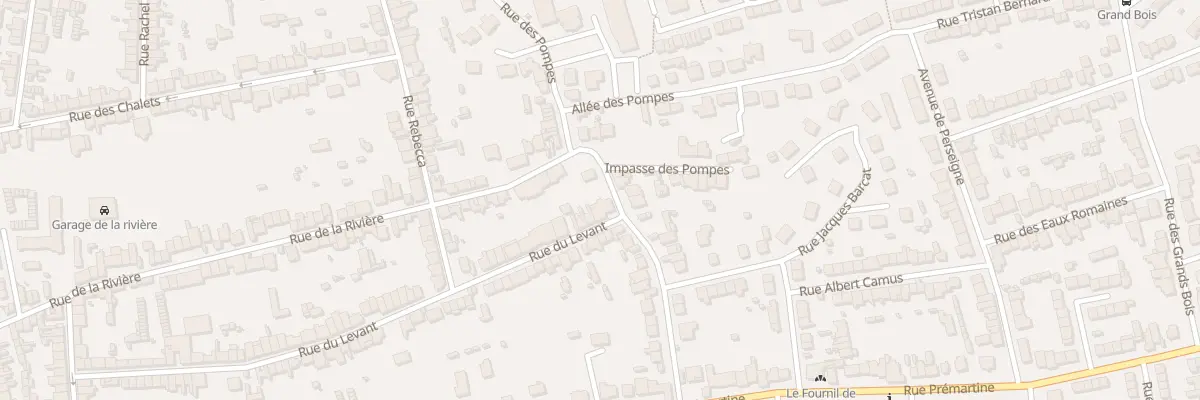 Plan du 91 Rue du Levant au Mans