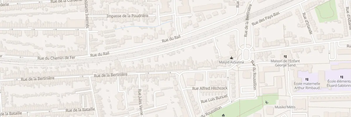 Plan du 181 Rue de la Bertinière au Mans