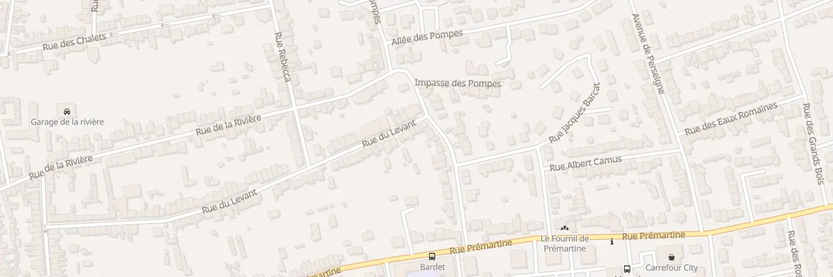 Plan du 90 Rue du Levant au Mans