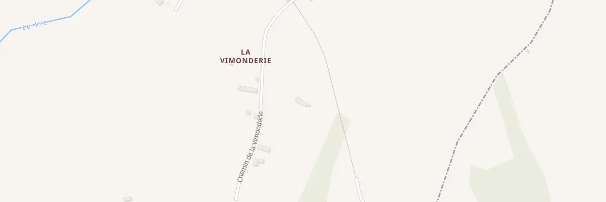Plan du 821 Che de la Vimonderie à Gouffern en Auge