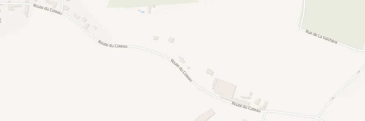 Plan du 77 Rte du Côteau à La Roche-Clermault