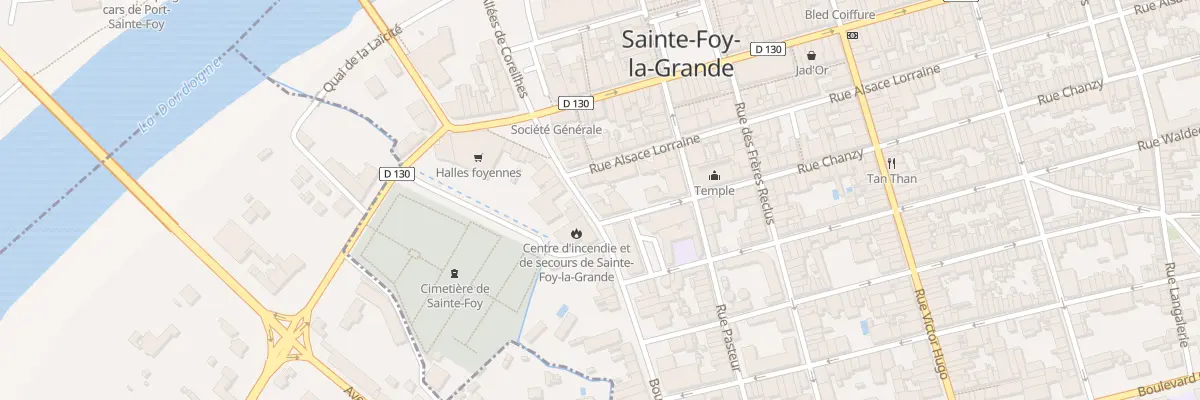 Plan du 6 Bd Gratiolet à Sainte-Foy-la-Grande
