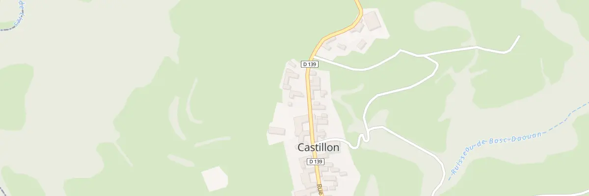 Plan du 5011 Lamaret à Castillon